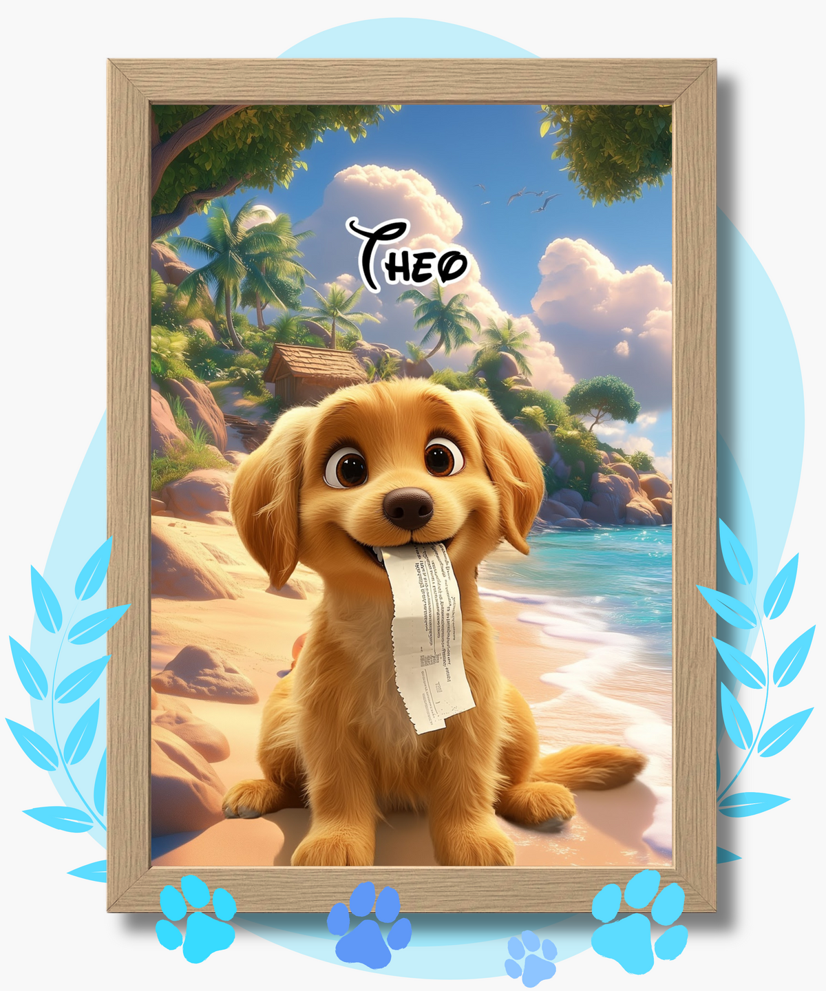 Custom Pet Frame for Christmas – The Dream Frames