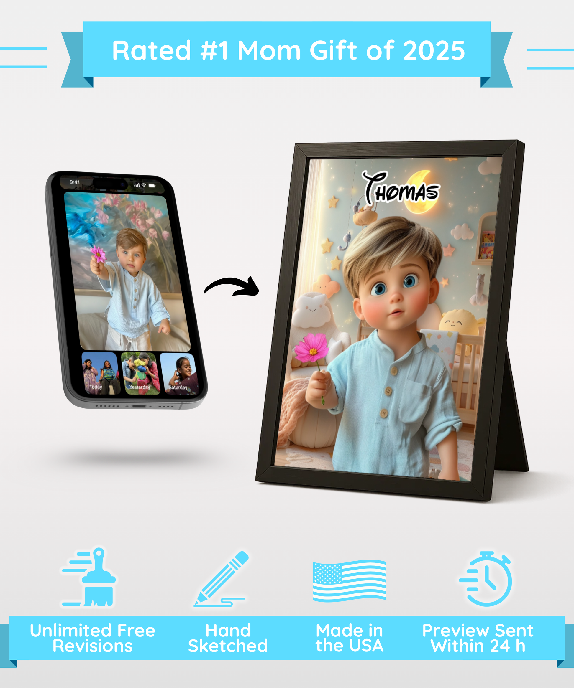Personalized Christmas Gift for Family – The Dream Frames