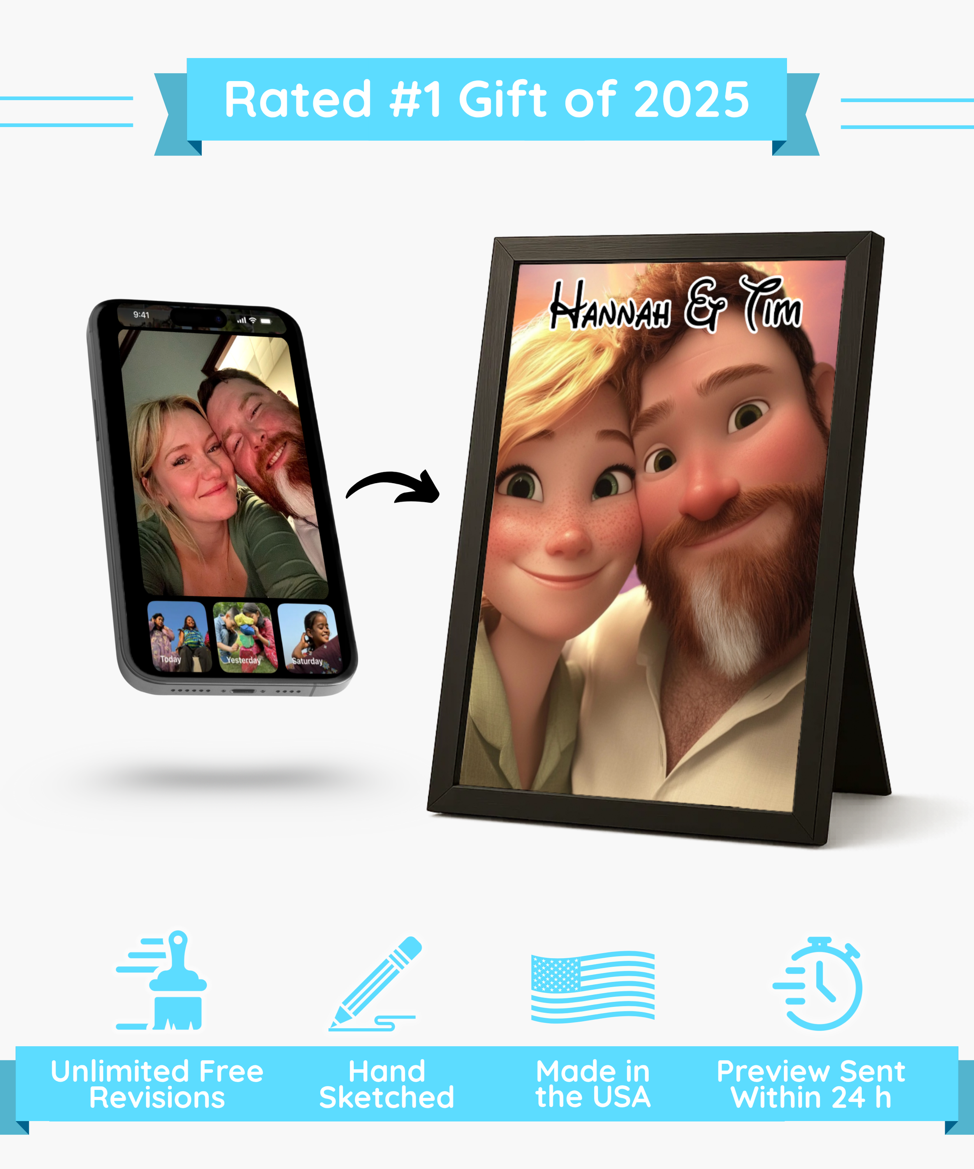 Dreamer   フォトフレーム‼️ Personalized Christmas Gift for Mom – The Dream Frames